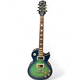 Used Epiphone Les Paul Tribute Plus Aquamarine Burst Solid Body Electric Guitar