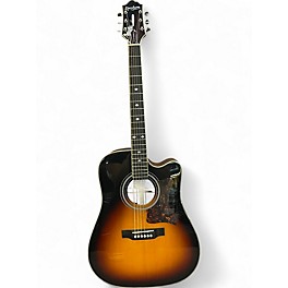 Used Epiphone Masterbilt DR-500MCE/VS 2 Color Sunburst Acoustic Guitar