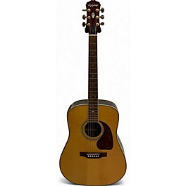 Used Epiphone PR800es Natural Acoustic Electric Guitar