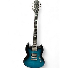 Used Epiphone PROPHECY SG Blue Tiger Aged Gloss Solid Body Electric Guitar