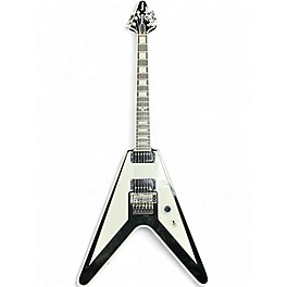 Used Epiphone Richie Faulkner signature flying v Black Solid Body Electric Guitar