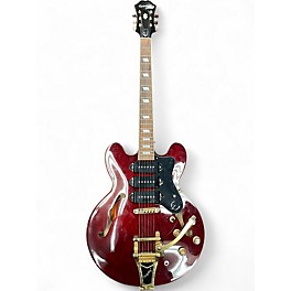 Used Epiphone Riviera P93 Wine Red Hollow Body Electric Guitar
