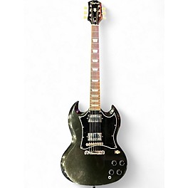 Used Epiphone SG Standard Metallic Black Solid Body Electric Guitar