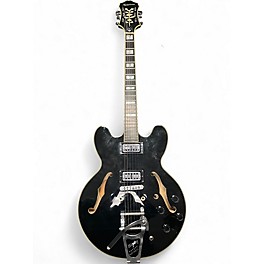 Used Epiphone Sheraton II Black Hollow Body Electric Guitar