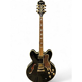 Used Epiphone Sheraton II Pro EB Black Hollow Body Electric Guitar
