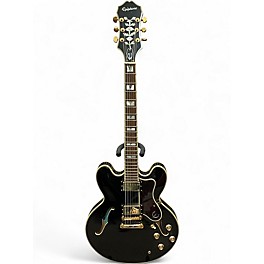 Used Epiphone Sheraton II Pro Ebony Hollow Body Electric Guitar