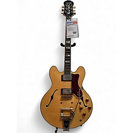 Used Epiphone Sheraton Natural Hollow Body Electric Guitar