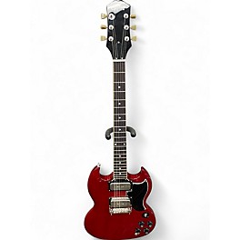 Used Epiphone Tony Iommi SG Custom Candy Apple Red Solid Body Electric Guitar