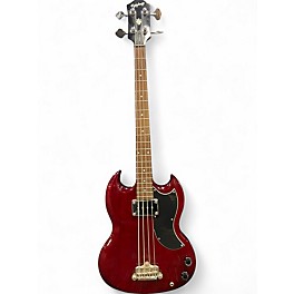 Used Epiphone eb-0 Red Electric Bass Guitar
