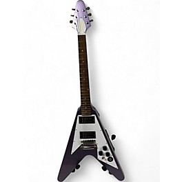 Used Epiphone kirk hammett V purple Solid Body Electric Guitar