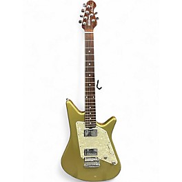Used Ernie Ball Music Man Albert Lee Signature Tremolo Metallic Gold Solid Body Electric Guitar