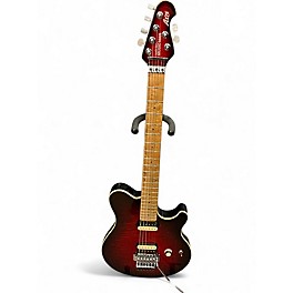Used Ernie Ball Music Man Axis BLACK CHERRY BURST Solid Body Electric Guitar