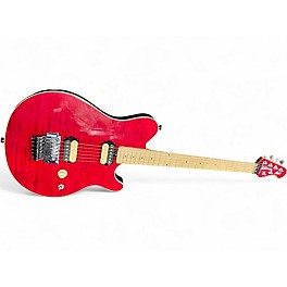 Used Ernie Ball Music Man Axis RED Solid Body Electric Guitar