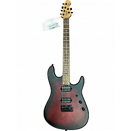 Used Ernie Ball Music Man Cutlass Dark Cherry Burst Solid Body Electric Guitar