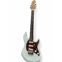 Used Ernie Ball Music Man Cutlass Powder Blue Solid Body Electric Guitar