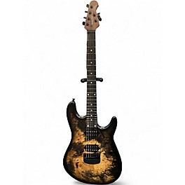 Used Ernie Ball Music Man Jason Richardson Signature Cutlass Buckeye Burl Solid Body Electric Guitar