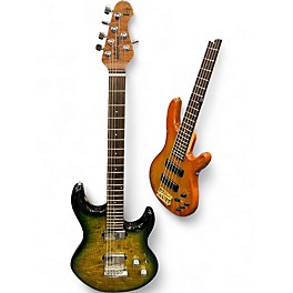 Used Ernie Ball Music Man Luke 4 HH Gator Burst Solid Body Electric Guitar