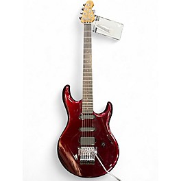 Used Ernie Ball Music Man Luke Candy Apple Red Solid Body Electric Guitar
