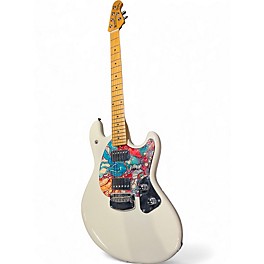 Used Ernie Ball Music Man RS HH white Solid Body Electric Guitar
