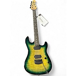 Used Ernie Ball Music Man Sabre HH Green Solid Body Electric Guitar