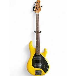 Used Ernie Ball Music Man StingRay 5 Special HH Yellow Electric Bass Guitar