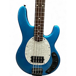 Used Ernie Ball Music Man StingRay Special 4H Cobra Blue Electric Bass Guitar