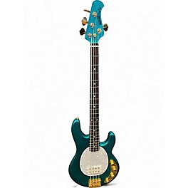 Used Ernie Ball Music Man StingRay Special HH Blue  Electric Bass Guitar