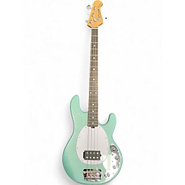 Used Ernie Ball Music Man Stingray 34 Dorado Green Electric Bass Guitar