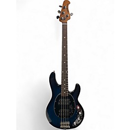 Used Ernie Ball Music Man Stingray 4 String BLUE Electric Bass Guitar