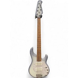 Used Ernie Ball Music Man Stingray 5 String Snowy Night Electric Bass Guitar