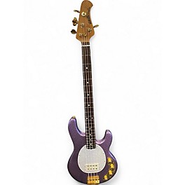 Used Ernie Ball Music Man String Ray Amethyst Sparkle Electric Bass Guitar