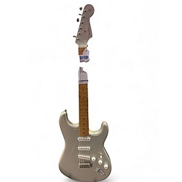 Used Fender Fender H.E.R. Stratocaster Electric Guitar Chrome Glow Black and Silver Solid Body Electric Guitar