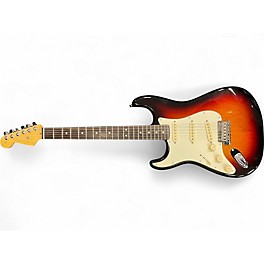 Used Fender 60th Anniversary American Standard Stratocaster Left Handed 2 Color Sunburst Electric Guitar
