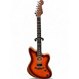 Used Fender AMERICAN ACOUSTASONIC JAZZMASTER Sunburst Acoustic Electric Guitar