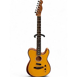 Used Fender Acoustasonic Player Telecaster Butterscotch Blonde Acoustic Electric Guitar