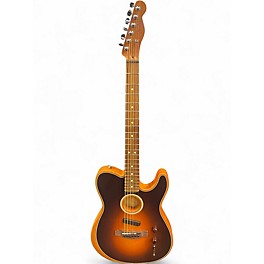 Used Fender Acoustasonic Player Telecaster SHADOW BURST Acoustic Electric Guitar