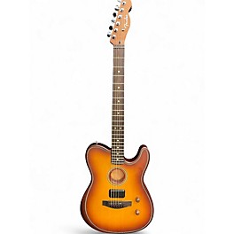 Used Fender Acoustasonic Player Telecaster Sienna Sunburst Acoustic Electric Guitar