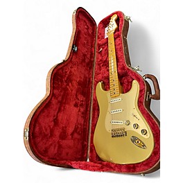 Used Fender American 50s Stratocaster Aztec Gold Solid Body Electric Guitar