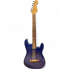 Used Fender American Acoustasonic Stratocaster BLUE Acoustic Electric Guitar