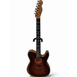 Used Fender American Acoustasonic Telecaster 2 Color Sunburst Acoustic Electric Guitar