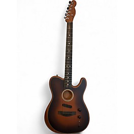 Used Fender American Acoustasonic Telecaster 2 Color Sunburst Acoustic Electric Guitar