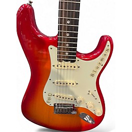 Used Fender American Elite Stratocaster Cherry Sunburst Solid Body Electric Guitar