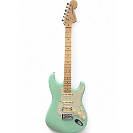 Used Fender American Performer Stratocaster HSS SATIN SEAFOAM GREEN Solid Body Electric Guitar