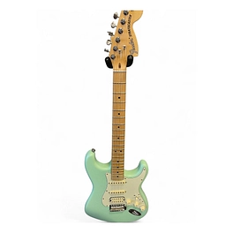 Used Fender American Performer Stratocaster HSS Surf Green Solid Body Electric Guitar