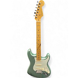 Used Fender American Professional II Stratocaster mystic surf green Solid Body Electric Guitar