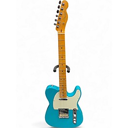 Used Fender American Professional II Telecaster Blue Solid Body Electric Guitar