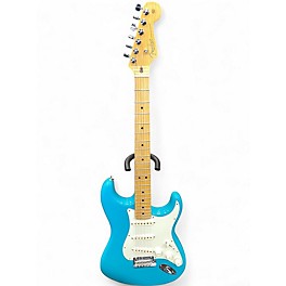 Used Fender American Professional Stratocaster SSS Miami Blue Solid Body Electric Guitar