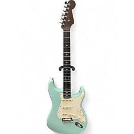 Used Fender American Professional Stratocaster with Rosewood Neck Daphne Blue Solid Body Electric Guitar