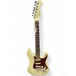 Used Fender American Showcase Stratocaster Olympic Pearl Solid Body Electric Guitar