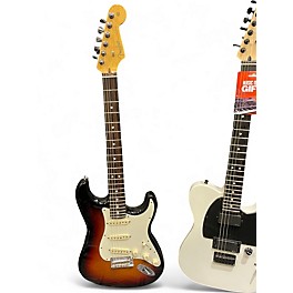 Used Fender American Standard Stratocaster Sunburst Solid Body Electric Guitar
